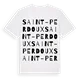 Saint-Perdoux ordlek t-shirt