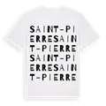 Saint-Pierre ordlek t-shirt