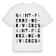 Saint-Pierre-de-Rivière ordlek t-shirt