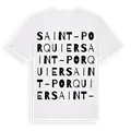 Saint-Porquier ordlek t-shirt