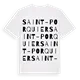 Saint-Porquier ordlek t-shirt