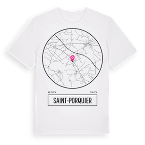 Saint-Porquier t-shirt – ekologisk bomull t-shirt från Pinshirt