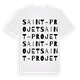 Saint-Projet ordlek t-shirt