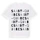 Saint-Quirc ordlek t-shirt