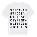 Saint-Rustice ordlek t-shirt