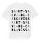Saint-Salvi-de-Carcavès ordlek t-shirt
