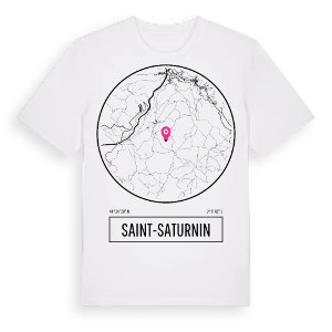 Saint-Saturnin t-shirt – ekologisk bomull t-shirt från Pinshirt