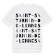 Saint-Saturnin-de-Lenne ordlek t-shirt