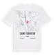 Saint-Sauveur karta t-shirt