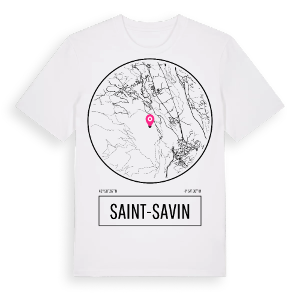Saint-Savin t-shirt – ekologisk bomull t-shirt från Pinshirt