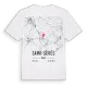 Saint-Sériès karta t-shirt