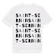 Saint-Sernin ordlek t-shirt