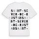 Saint-Sever-de-Rustan ordlek t-shirt