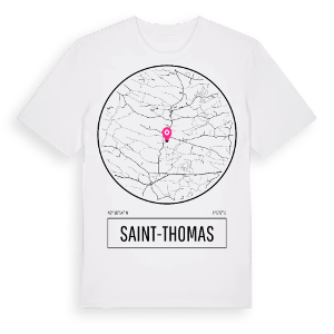Saint-Thomas t-shirt – ekologisk bomull t-shirt från Pinshirt