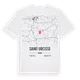Saint-Urcisse karta t-shirt