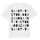 Saint-Victor-Rouzaud ordlek t-shirt