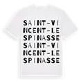 Saint-Vincent-Lespinasse ordlek t-shirt