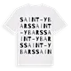 Saint-Ybars ordlek t-shirt
