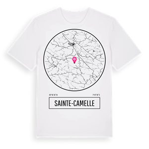 Sainte-Camelle t-shirt – ekologisk bomull t-shirt från Pinshirt
