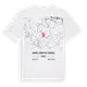 Sainte-Croix-de-Caderle karta t-shirt