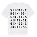 Sainte-Croix-de-Caderle ordlek t-shirt