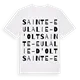 Sainte-Eulalie-d'Olt ordlek t-shirt