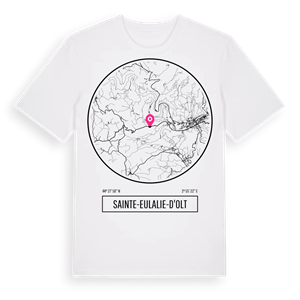 Sainte-Eulalie-d'Olt t-shirt – ekologisk bomull t-shirt från Pinshirt