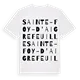 Sainte-Foy-d'Aigrefeuille ordlek t-shirt