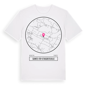 Sainte-Foy-d'Aigrefeuille t-shirt – ekologisk bomull t-shirt från Pinshirt