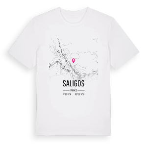 Saligos karta t-shirt – ekologisk bomull t-shirt från Pinshirt