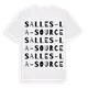 Salles-la-Source ordlek t-shirt