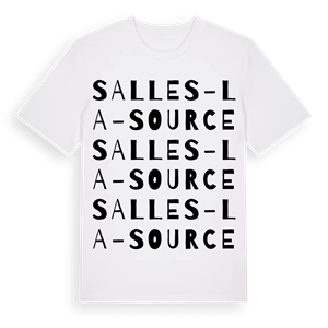 Salles-la-Source ordlek t-shirt – ekologisk bomull t-shirt från Pinshirt