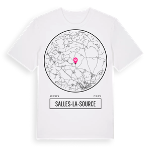 Salles-la-Source t-shirt – ekologisk bomull t-shirt från Pinshirt