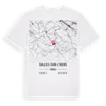 Salles-sur-l'Hers karta t-shirt