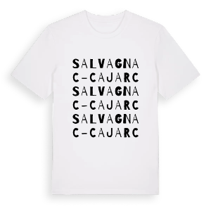 Salvagnac-Cajarc ordlek t-shirt – ekologisk bomull t-shirt från Pinshirt