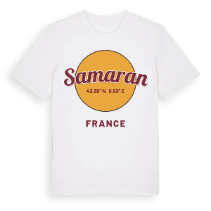 Samaran cirkel t-shirt – ekologisk bomull t-shirt från Pinshirt