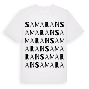 Samaran ordlek t-shirt – ekologisk bomull t-shirt från Pinshirt