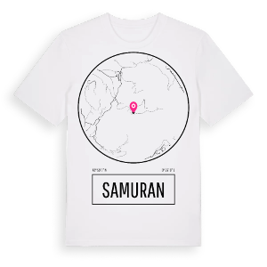 Samuran t-shirt – ekologisk bomull t-shirt från Pinshirt