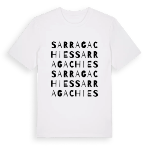 Sarragachies ordlek t-shirt – ekologisk bomull t-shirt från Pinshirt
