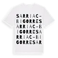 Sarriac-Bigorre ordlek t-shirt
