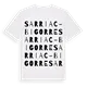 Sarriac-Bigorre ordlek t-shirt
