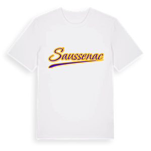 Saussenac baseball t-shirt – ekologisk bomull t-shirt från Pinshirt