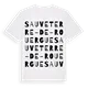 Sauveterre-de-Rouergue ordlek t-shirt