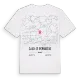 Saux-et-Pomarède karta t-shirt
