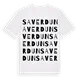 Saverdun ordlek t-shirt