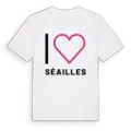 Jag älskar Séailles t-shirt stort tryck