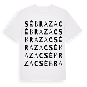 Sébrazac ordlek t-shirt – ekologisk bomull t-shirt från Pinshirt