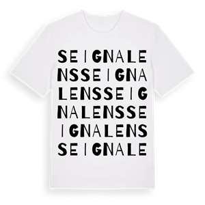Seignalens ordlek t-shirt – ekologisk bomull t-shirt från Pinshirt