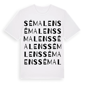 Sémalens ordlek t-shirt – ekologisk bomull t-shirt från Pinshirt