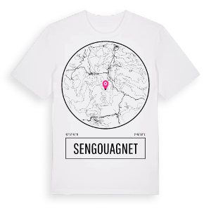 Sengouagnet t-shirt – ekologisk bomull t-shirt från Pinshirt
